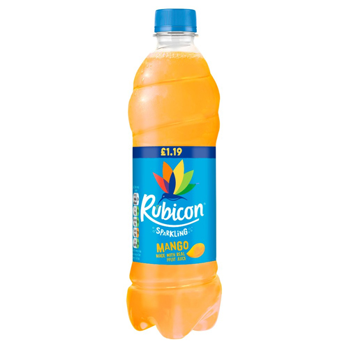 RUBICON SPARKLING MANGO PMP £1.19 500ML
