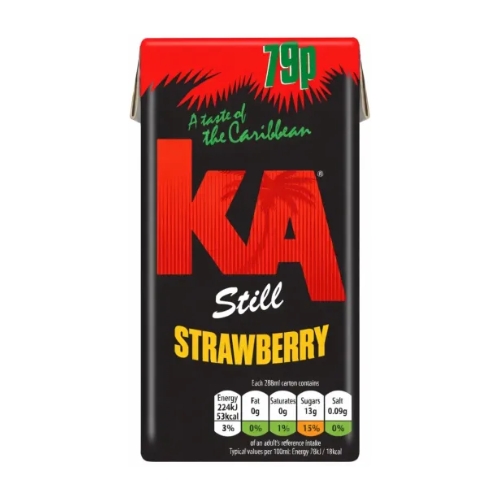 KA STILL STRAWBERRY PMP 79P 288ML