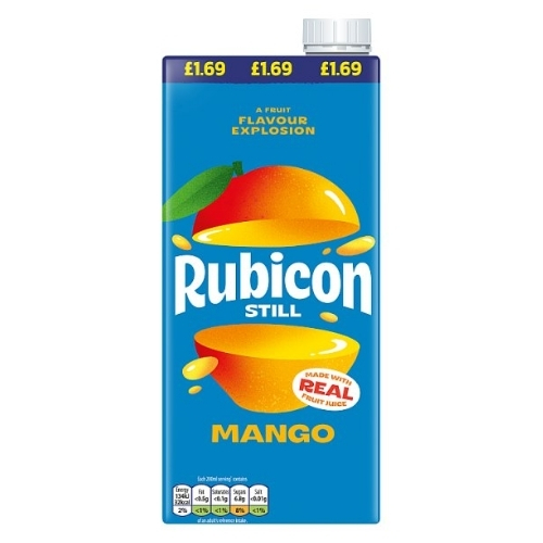 RUBICON STILL MANGO PMP £1.69 1L