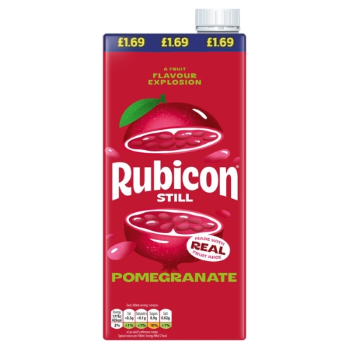 RUBICON STILL POMEGRANATE PMP £1.69 1L