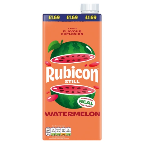 RUBICON STILL WATERMELON PMP £1.69 1L