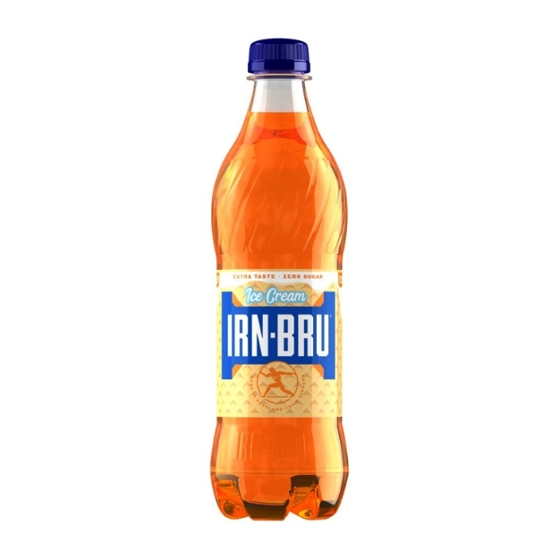 IRN-BRU ZERO ICE CREAM PET PMP £1.29  500ML