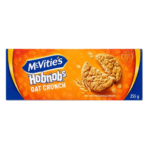MCVITIE'S HOBNOBS OAT CRUNCH CLASSIC BISCUIT 255G-EXPORT