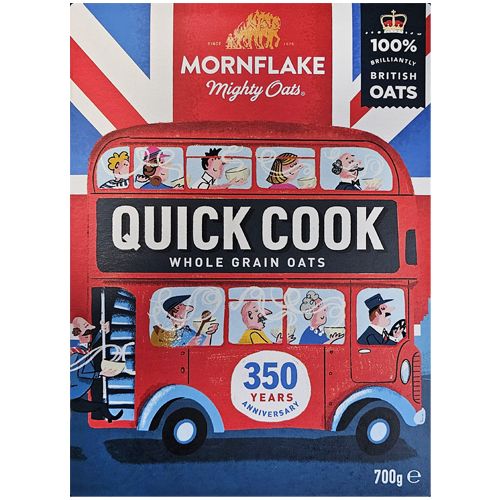 MORNFLAKE UNION JACK QUICK COOK OATS 700G