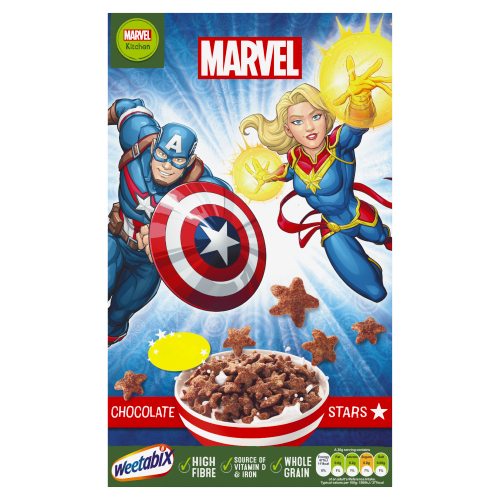 WEETABIX MARVEL CHOC STARS 500G