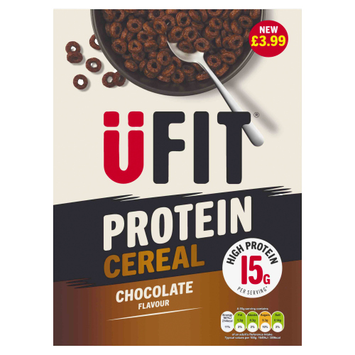 UFIT PROTEIN CEREAL CHOCOLATE PMP £3.99 400G