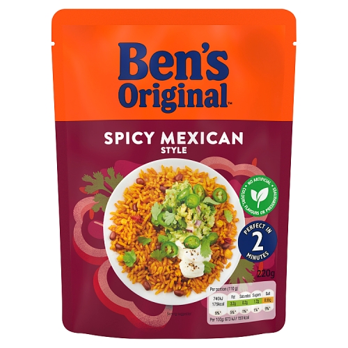 BEN'S READY TO HEAT SPICY MEXICAN STYLE 220G