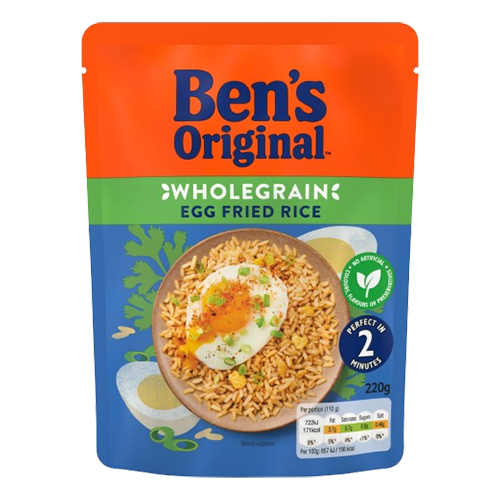 BEN'S READY TO HEAT WHOLEGRAIN EGG FRIED 220G