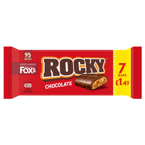 FOX'S ROCKY CHOCOLATE PMP £1.49 7PK