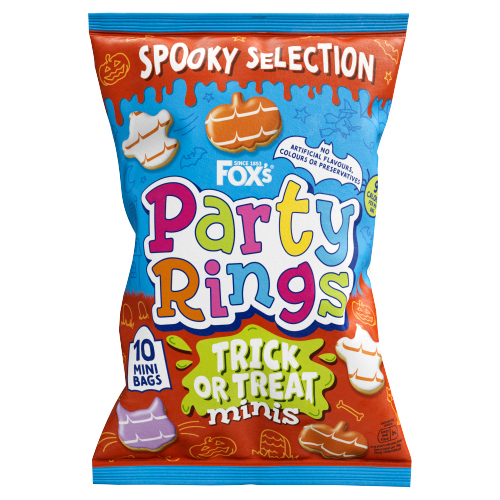 FOX'S PARTY RINGS HALLOWEEN 10PK 21G-XMAS