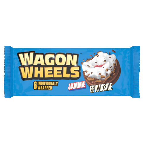 WAGON WHEELS JAMMIE 6PK 228.6G