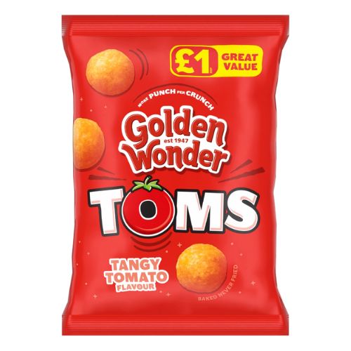 GOLDEN WONDER TANGY TOMS PMP £1.00 63G