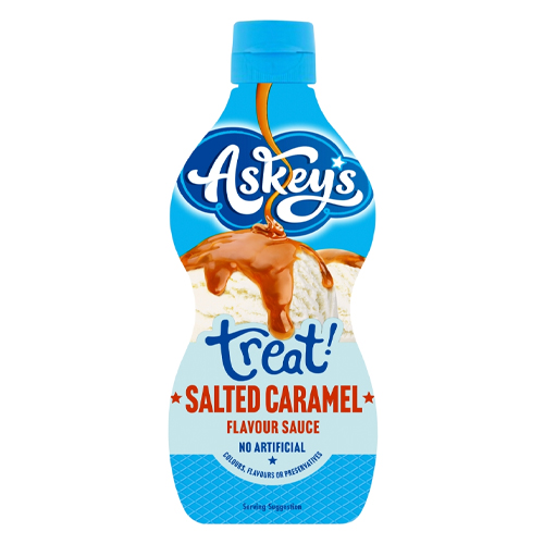 ASKEYS TREAT SALTED CARAMEL FLAVOUR SAUCE 325G