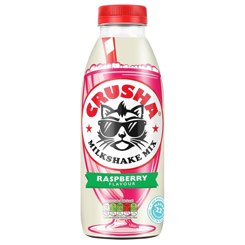CRUSHA RASPBERRY FLAVOUR MILKSHAKE MIX 1L