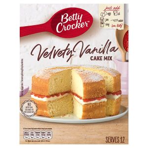 BETTY CROCKER VELVETY VANILLA CAKE MIX 425G