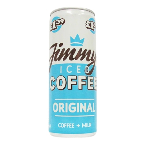 JIMMYS ICED COFFEE ORIGINAL PMP £1.39 CAN 250ML