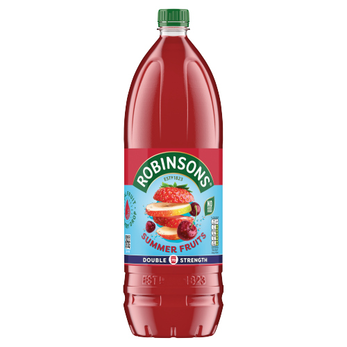 ROBINSONS DOUBLE STRENGTH SUMMER FRUITS FRUIT SQUASH NAS PET 1.75L