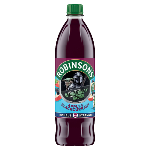 ROBINSONS DOUBLE CONCENTRATE APPLE & BLACKCURRANT NAS 1L