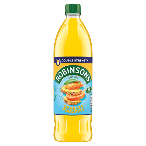 ROBINSONS DOUBLE CONCENTRATE ORANGE & PINEAPPLE NAS 1L