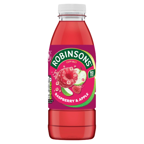 ROBINSONS READY TO DRINK RASPBERRY & APPLE JUICE PET 500ML