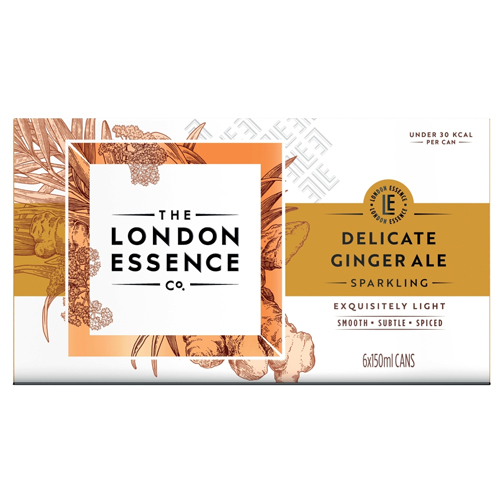 LONDON ESSENCE GINGER ALE 6PK 150ML