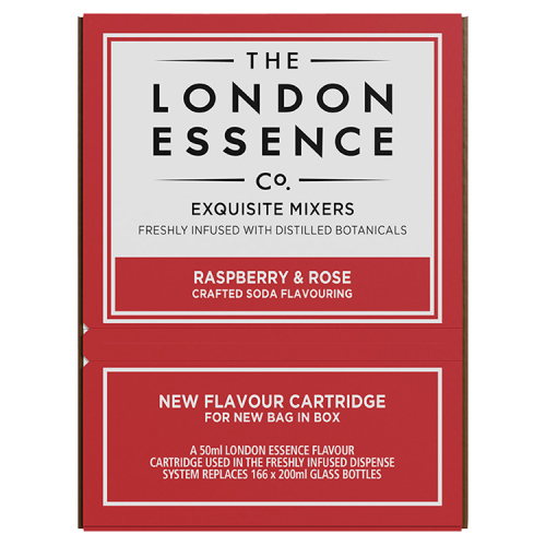 LONDON ESSENCE RASPBERRY & ROSE SODA 50ML