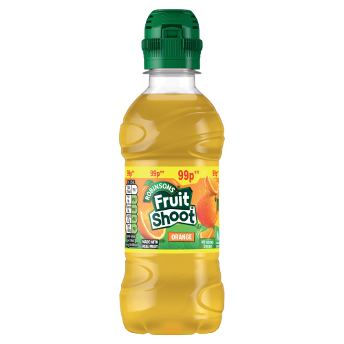 ROBINSONS FRUIT SHOOT ORANGE NAS PET PMP 99P 275ML