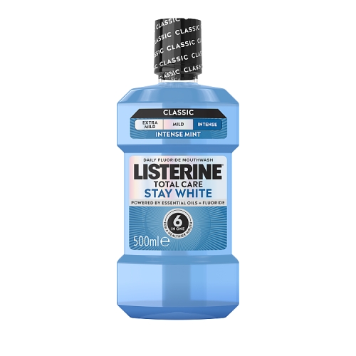 LISTERINE MOUTHWASH STAY WHITE 500ML