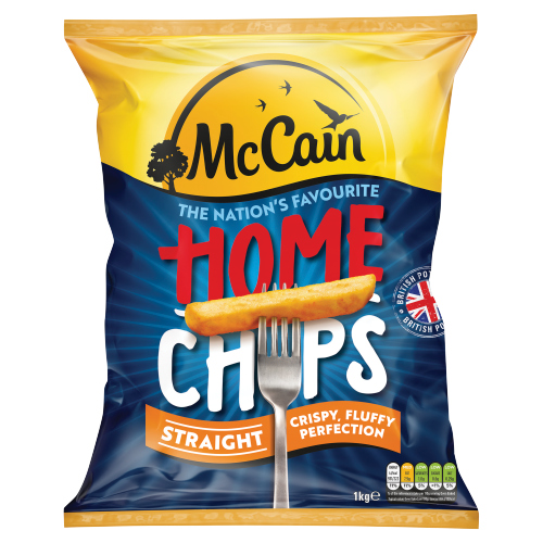 MCCAIN STRAIGHT HOME CHIPS 1KG