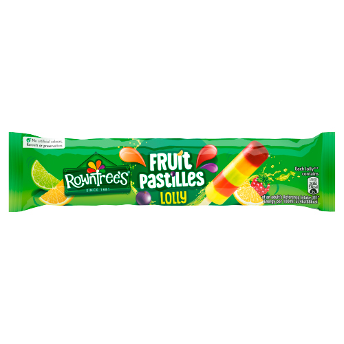 ROWNTREE'S FRUIT PASTILLES ICE LOLLIES 65ML