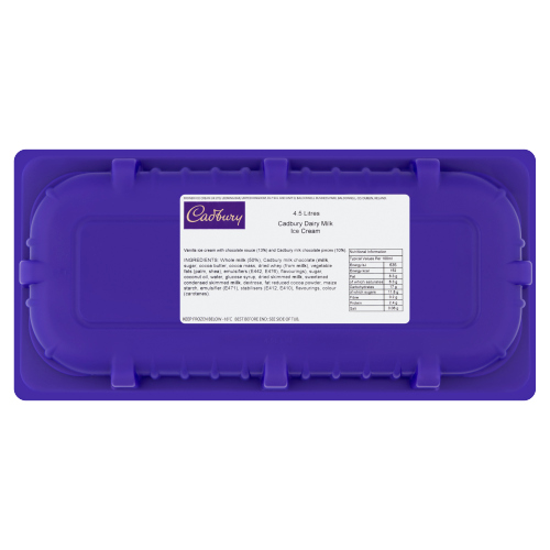 CADBURY DAIRY MILK 4.5L