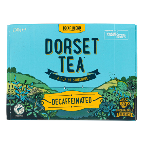 DORSET TEA DECAFFEINATED GOLDEN BLEND TEA BAGS 80S