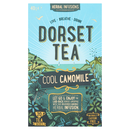 DORSET TEA COOL CAMOMILE TEA BAGS 20S