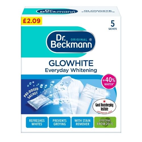 DR.BECKMANN GLOWHITE 5 SACHETS PMP £2.09 40G