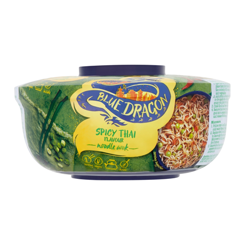 BLUE DRAGON SPICY THAI FLAVOUR NOODLE WOK 67G