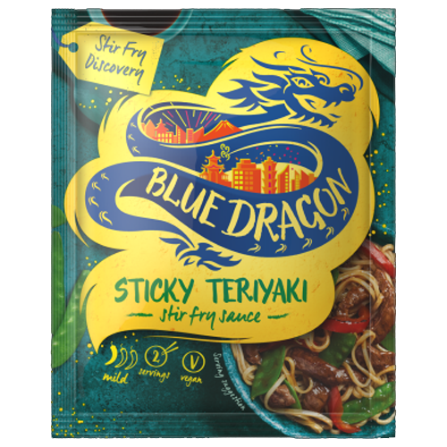 BLUE DRAGON STICKY TERIYAKI STIR FRY SAUCE 120G