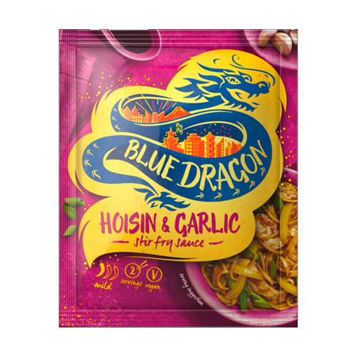BLUE DRAGON HOISIN & GARLIC STIR FRY SAUCE 120G
