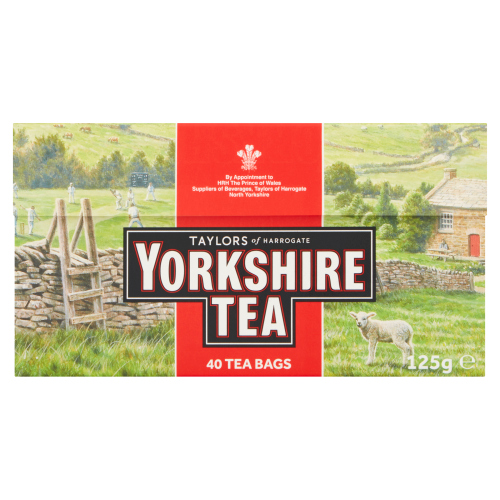 TAYLORS YORKSHIRE TEA 40 TEA BAGS 125G