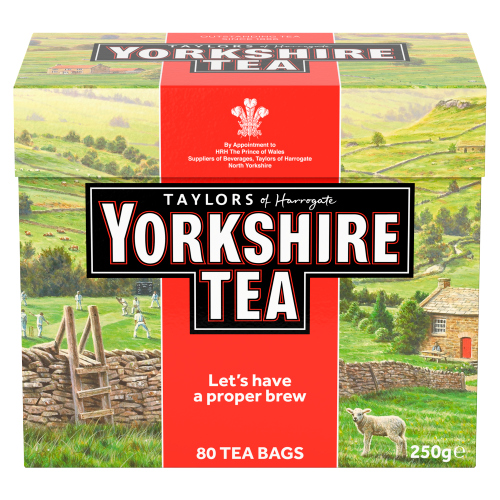TAYLORS YORKSHIRE 80S TEABAGS 250G