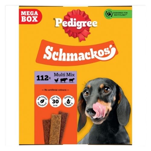 PEDIGREE SCHMACKOS ADULT DOG TREATS MEATY MULTI MIX 110 STICKS 790G