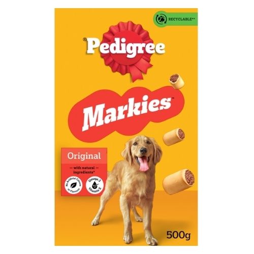 PEDIGREE MARKIES ADULT DOG TREATS MARROWBONE BISCUITS 500G