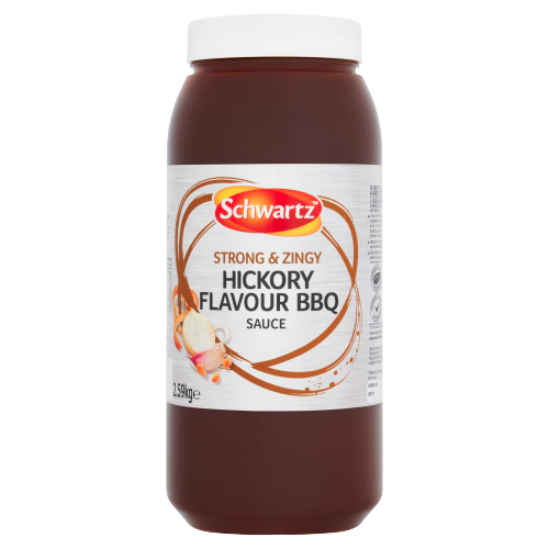 SCHWARTZ HICKORY FLAVOURED BARBECUE SAUCE 2.59KG