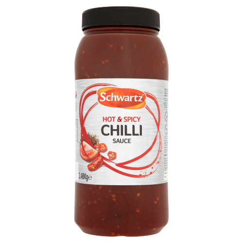 SCHWARTZ HOT CHILLI SAUCE 2.48KG