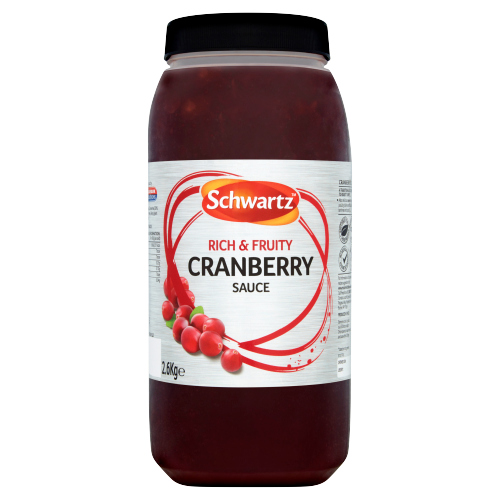 SCHWARTZ CRANBERRY SAUCE 2.6KG