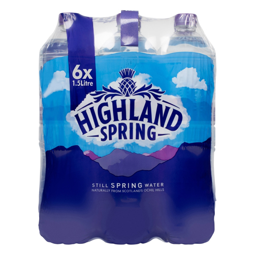 HIGHLAND SPRING STILL SPRING WATER 6X 1.5L