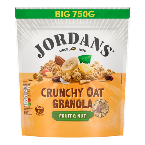 JORDANS CRUNCHY FRUIT & NUT 750G