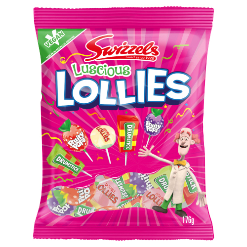 SWIZZELS LUSCIOUS LOLLIES 176G-XMAS