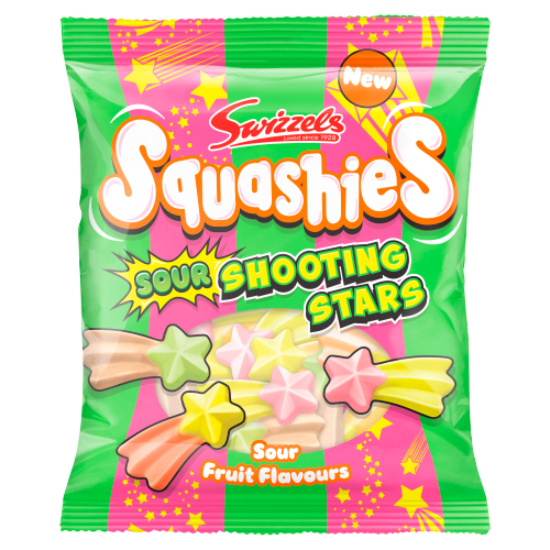 SWIZZELS SQUASHIES SOUR FRUIT GUMS POUCH 100G