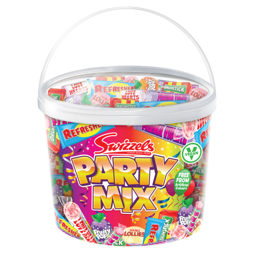 SWIZZELS PARTY MIX TUB 785G-XMAS