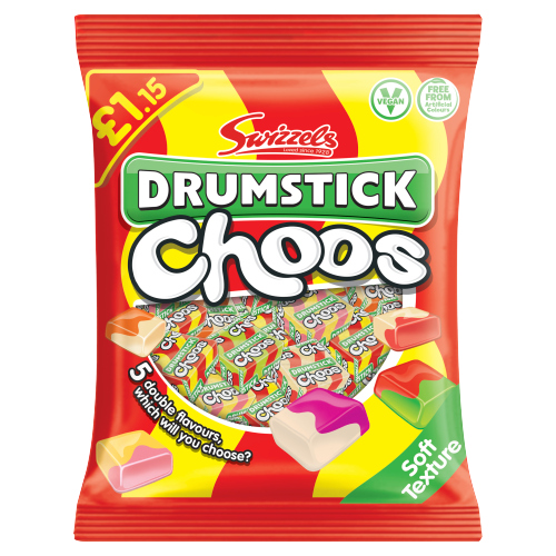 SWIZZELS DRUMSTICK CHOOS PMP £1.15 115G